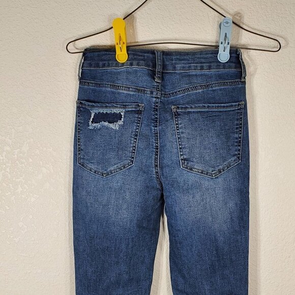 So Super High Rise Ultimate Jegging 1L/25W Skinny Fit Distressed Stretch 25x31 - Picture 12 of 13